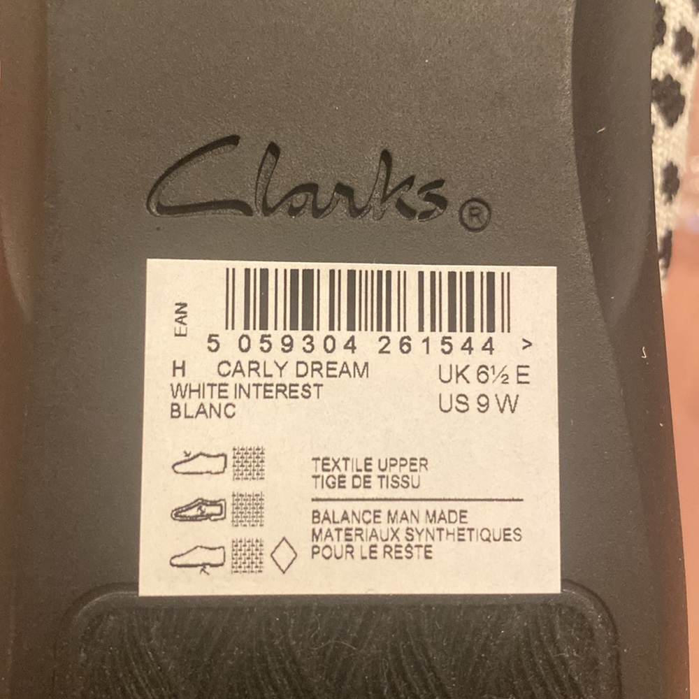 Clarks cloud steppers women’s flats 9W - Picture 4 of 4